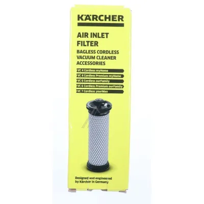 Kärcher Lufteinlassfilter 2.863-319.0 für VC 4, VC 6, VC 7 Staubsauger | Ersatzfilter | Schaum/HEPA | Anthrazit