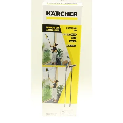 Kärcher Verlängerungsset 2.633-144.0 für WV & KV 4 Fenstersauger | Teleskopstangen 0,6–1,5 m | Original Zubehör