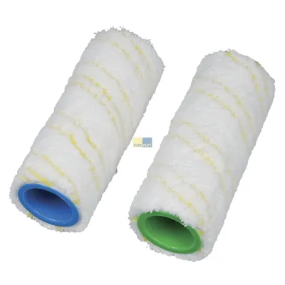 Kärcher Walzenset 2.055-006.0 | Mikrofaserwalzen für FC 3, FC 5, FC 5 Cordless, FC 7, EWM 2 | gelb | 2 Stück