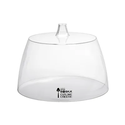 BOSKA Käseschaber Glocke 850504 | Käseglocke Abdeckung für Schaber | Kunststoff | spülmaschinenfest | 19,5 cm | Braun
