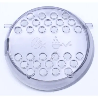 Kaffeetrichterklappe für Saeco Kaffeemaschine 421944070991 natur/grau