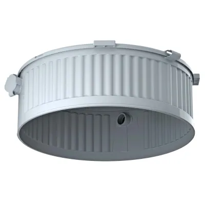 KAISER Einbaugehäuse HaloX 250 1283-00 | Leuchteneinbau | Ortbeton | 280 mm | 100 W | Kunststoff | Einbautiefe 120 mm