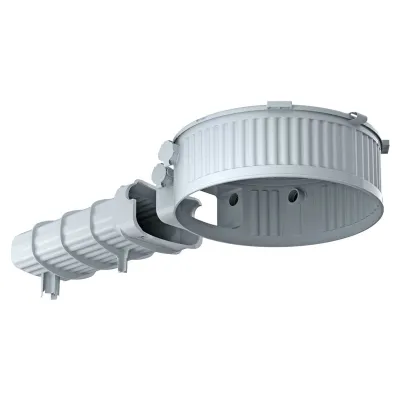 KAISER Einbaugehäuse HaloX 250 1283-40 | für Ortbeton | Tunnel 325 mm | Ø 250 mm | Kunststoff | LED/HV/NV