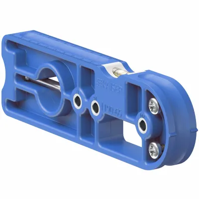 KAISER Bohrschablone 1190-65A01 | UP1 Aktions-Bohrschablone | 71mm & 91mm Normkombination | Kunststoff | Blau