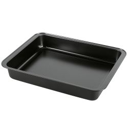 Kaiser Brat- u. Auflaufform 39x30x6cm 647616 mit Einleger, schw.