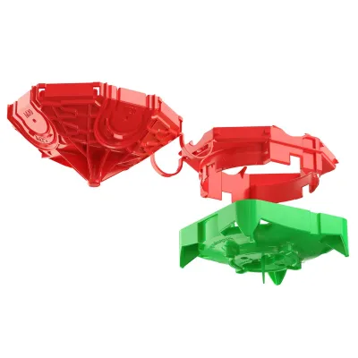 KAISER Deckendose Betonbau 1249-12 | Verbindungsdose 45° | Ø 35 mm | 2-teilig | IP3X | halogenfrei | Kunststoff | rot