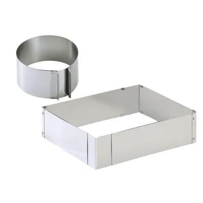 Kaiser Edelstahl-Tortenring m.Griffen 769325/90mm Patisserie