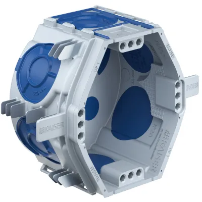 KAISER Unterputz-Gerätedose 1055-26 UP1 ECON Fix | luftdicht | achteckig | Ø 60x46 mm | IP2X | Kunststoff | grau
