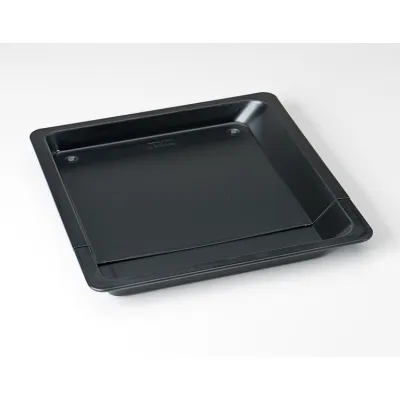 ORIGINAL KAISER Herdbackblech Delicious 647647 | verstellbar 33-52x33 cm | antihaft | Auskühlfüße | Carbon | Germany