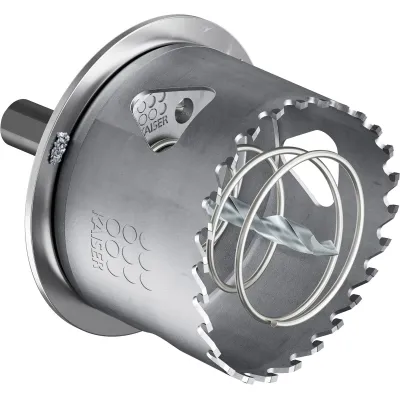 KAISER EXPERT HM-Fräser 1082-30 | Lochsäge Ø68mm | Randsenker | 35mm Tiefe | für Gipskarton & Holz