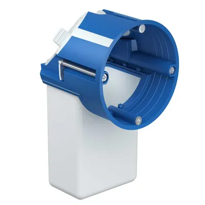 KAISER Hohlwand Electronic-Dose 9068-94 | Schallschutzdose | Ø 68mm | Luftdicht | Doppel | Kunststoff | Orange