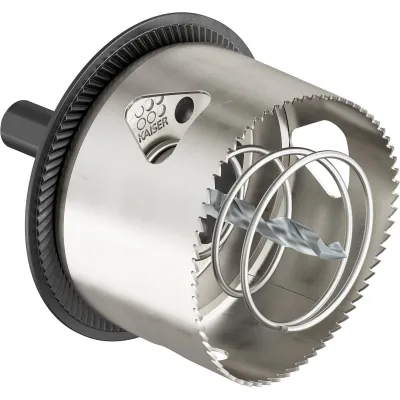 KAISER Lochsäge 1081-10 PROFI Ø 68 mm | Randsenker | Sechskantaufnahme | 32 mm Schnitttiefe | für Gipskarton, Holz