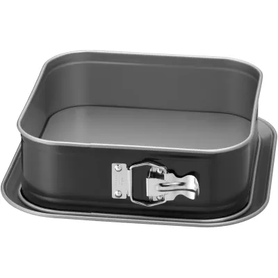 ORIGINAL KAISER Springform Inspiration 24x24 cm | quadratische Kuchenform | antihaft | auslaufsicher | schwarz