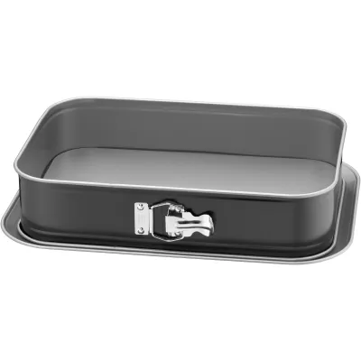 ORIGINAL KAISER Springform rechteckig Inspiration | 36x24 cm | antihaftbeschichtet | auslaufsicher | schwarz