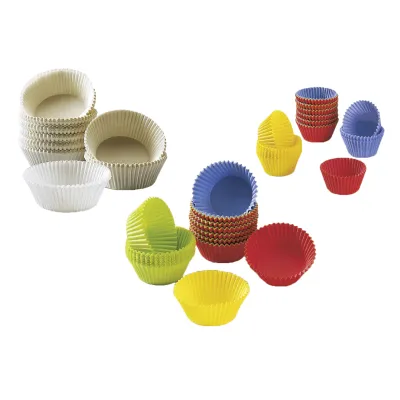 Kaiser Mini Papierbackförmchen weiss 646312 200-er