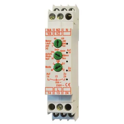 Kaiser Nienhaus Mehrfachsteuergerät REG 332560 | Hutschiene | Rollladensteuerung | 230V | 1 Motor | 18mm