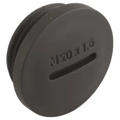 KAISER Verschlussschraube 8845.25 | M25x1.5 metrisch | Polyamid PA | schwarz RAL 9005 | IP54 | schlagfest | Kunststoff