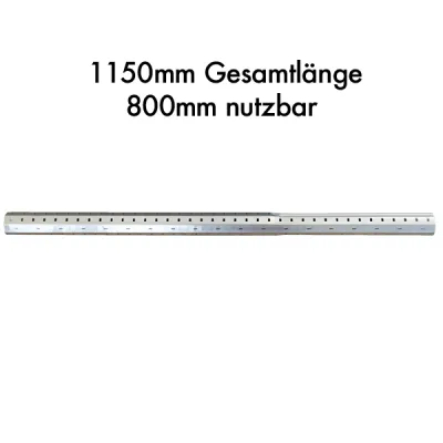 Kaiser Nienhaus Teleskopwelle 221400 SW60 | Achtkantwelle | 1150mm lang | 850mm verstellbar | Zubehör Rollladen