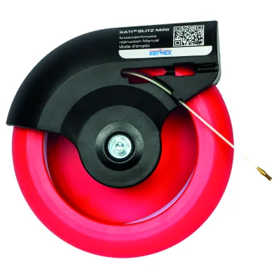 Cimco Kabeleinziehsystem KatiBlitz Mini 15m 142060 | Glasfaserprofil 1,2 mm | für Installationsrohr | Flexi-Sonde