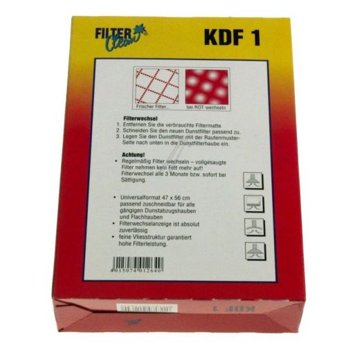 Bild: KDF1-Fettfilter für Ofen Filterclean 300003KDF 47x56cm, 2er-Pack