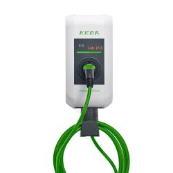 Keba Wallbox P30 x-serie GREEN edition 22 kW mit Kabel Typ 2 - 6m RFID (122118)