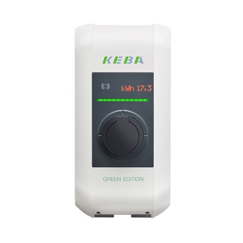 Bild: Keba Wallbox P30 x-serie GREEN edition 22 kW mit Ladedose Typ 2 RFID (121918)
