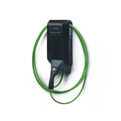 KEBA Wallbox P40 KC-P40-16EU0-C6S3AE00 | Ladestation 11kW 3-phasig | 6m Kabel | RFID | WLAN | Lastmanagement | schwarz