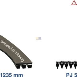 Keilrippenriemen 1235PJ5 wie Foron 01877 für Waschmaschine 620003340 Foron