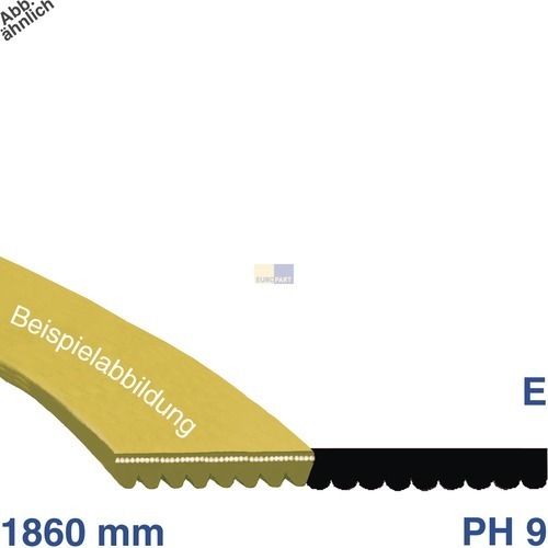 Bild: Keilrippenriemen Hotpoint C00145707 1860PH9E elastisch für Trockner