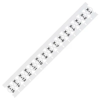 WAGO Kabelbündelmarkierer 211-835 | Kabelmarkierungssystem für Smart Printer | 25x10mm | Kunststoff | weiß