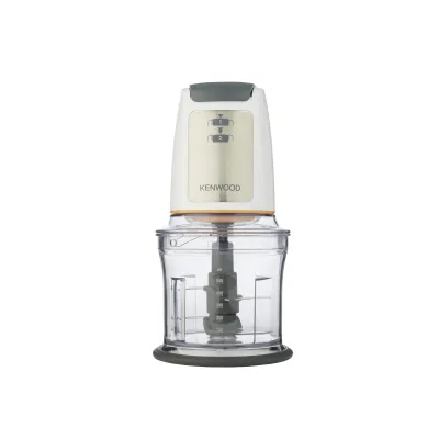 Kenwood Zerkleinerer CHP61.100WH | Mini Multizerkleinerer elektrisch 500W | 0,5l Behälter | Icecrush | Weiß/Grau