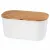 Bild: Kesper Brotbox weiß 37x17,5x21,5cm 58080 m. abnehmbarem Bambus-Schneidbrett