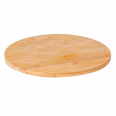 Kesper Dreh- und Servierplatte 58449 | Ø 35 cm | FSC Bambus | kugelgelagerter Drehteller | natur