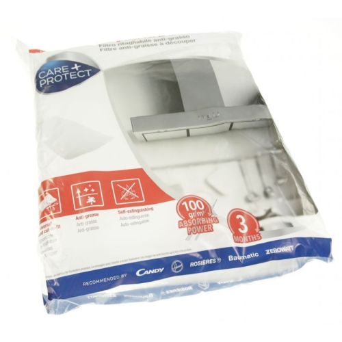 Bild: KFU6901 Fettfilter für Dunstabzugshaube Candy/Hoover 35602040 47x97cm, zuschneid