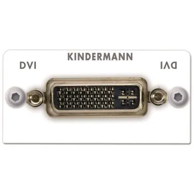 KIND DVI-Anschlussblende weiß 7444AZA502 50x50 1/2 mit Kabelpeitsche
