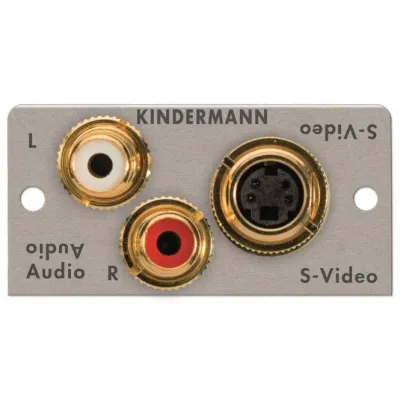 KIND Konnect 50 alu - S-Video 7444000531 /Audio 1/2 50x50 Alu mit Kabelpeitsche
