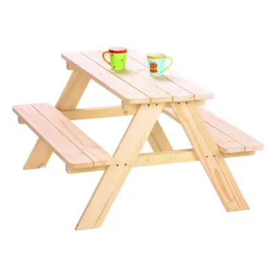 Kindersitzgruppe Nicki für 4 Kinder, Farbe natur