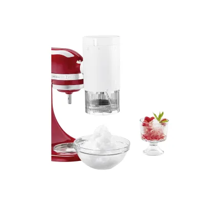 KitchenAid Shave Ice Vorsatz 5KSMIA | Eisbereiter für Küchenmaschine | Kratzeisaufsatz | 2 Klingen | Leicht zu reinigen