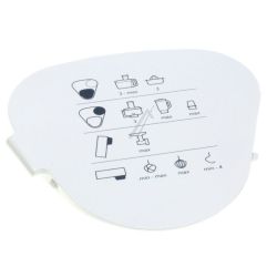 Klappe für Küchenmaschine DeLonghi KW714171 Deckel, weiß