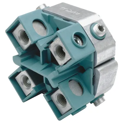 Klauke Kabelabzweig-Schraubklemmring KSK504 | 25–50 mm² Hauptleiter | 6–35 mm² Abzweigleiter | Alu & Kupfer