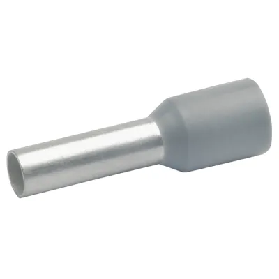Klauke Aderendhülse 47412 | 4mm² | isoliert | 12mm Hülse | Kupfer verzinnt | Polypropylen | halogenfrei | grau