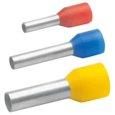 Klauke Aderendhülse 47518 | 6 mm² isoliert | 18 mm Länge | Kupfer verzinnt | Polypropylen | gelb | 100 Stück