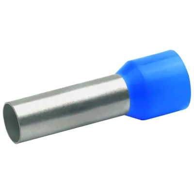 Klauke Aderendhülse 47712 | 16 mm² isoliert | Länge 12 mm | Polypropylen | Kupfer verzinnt | blau