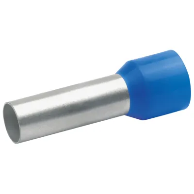 Klauke Aderendhülse 47712 | 16 mm² isoliert | Länge 12 mm | Polypropylen | Kupfer verzinnt | blau
