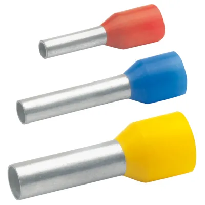 Klauke Aderendhülse 47816 | 25 mm² isoliert | Hülsenlänge 16 mm | Kupfer verzinnt | Polypropylen | gelb | 50 Stück