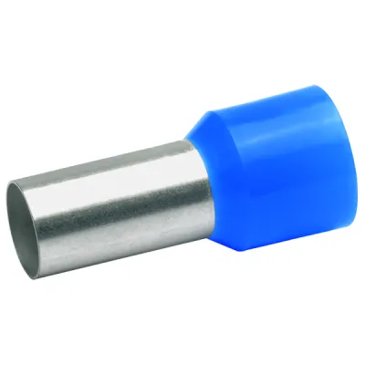 Klauke Aderendhülse 48020 | 50 mm² | isoliert | Kupfer verzinnt | Hülse 20 mm | Polypropylen | blau