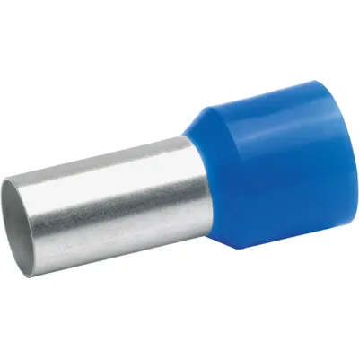 Klauke Aderendhülse 48020 | 50 mm² | isoliert | Kupfer verzinnt | Hülse 20 mm | Polypropylen | blau
