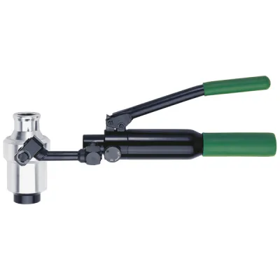 Klauke Handhydraulik-Stanze 52034233 | 80kN | SB-Locher ISO 16-40 | flexibler Kopf | Komplett-Set im Koffer | 5kg