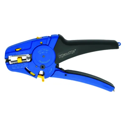 Klauke Abisolierzange K433 | 0,03-16mm² | automatisch | ergonomisch | Seitenschneider | Klemmschutz