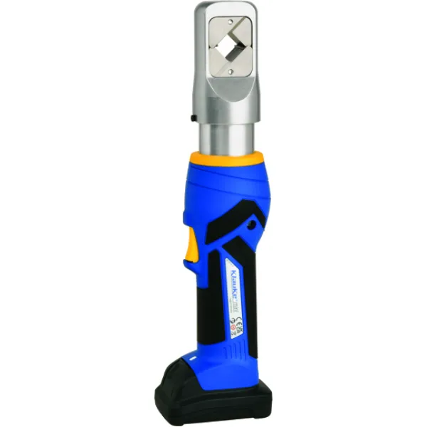 Klauke Presswerkzeug akku-hydraulisch EKWF120ML 10,8V | 6–120mm² | Vierkantpressung | drehbarer Kopf | Einhandbedienung